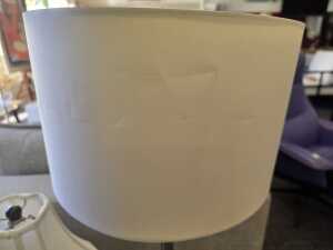 Two contemporary metal table lamps - 2