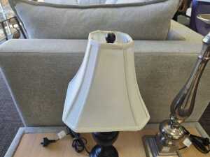 Two contemporary metal table lamps - 4