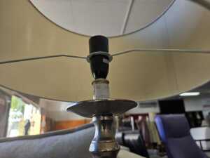 Two contemporary metal table lamps - 6