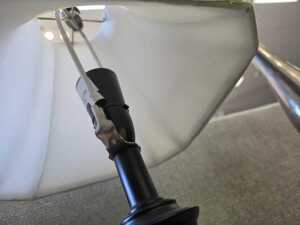 Two contemporary metal table lamps - 7