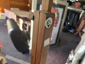 Adjustable timber artist's easel - 4