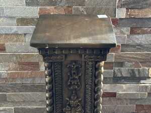 Ornate carved plinth - 2