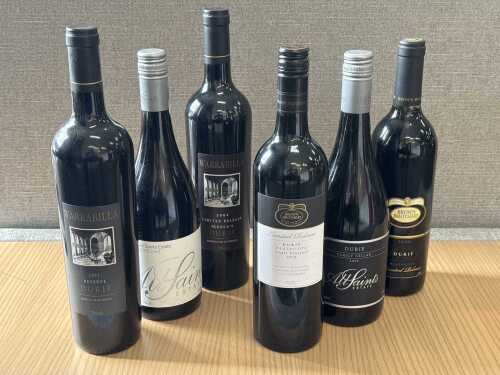Mixed Durif, six bottles