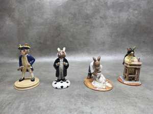 Four Royal Doulton 'Bunnykins' porcelain figures, all with boxes - 2