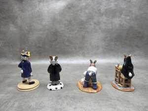 Four Royal Doulton 'Bunnykins' porcelain figures, all with boxes - 4