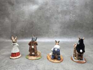Four Royal Doulton 'Bunnykins' porcelain figures, all with boxes - 3