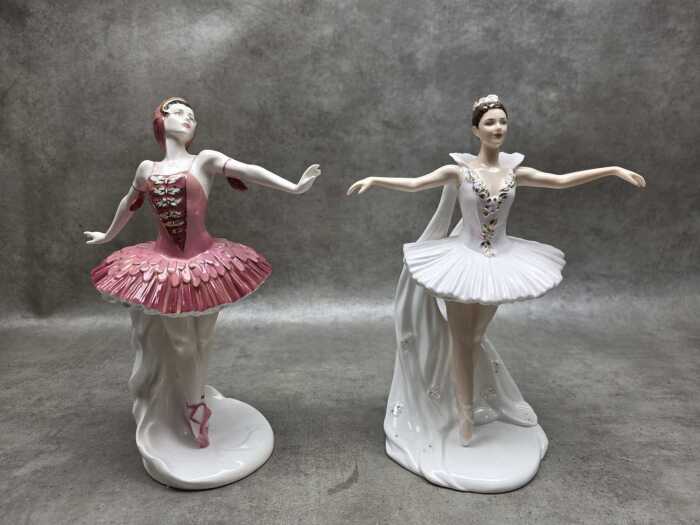 Two Coalport Margot Fonteyn porcelain figures