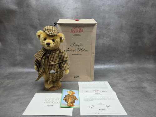 Steiff Sherlock Holmes teddy bear