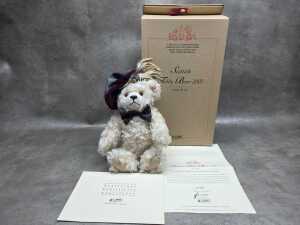 Steiff Scottish white teddy bear 2001