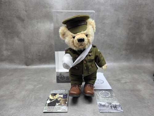 Captain John Murray limited edition WWI wounded teddy bear