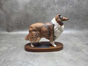 Beswick Connoisseur series 'Rough Collie' ceramic dog figure