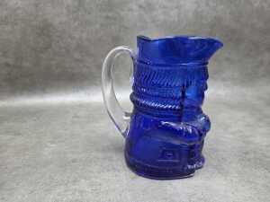 Whitefriars blue glass tankard 'Barnaby' - 3