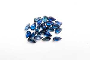 A collection of thirty-eight pear cut natural sapphires - 2