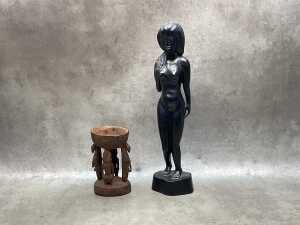 Oriental and Oceanic timber figures - 4