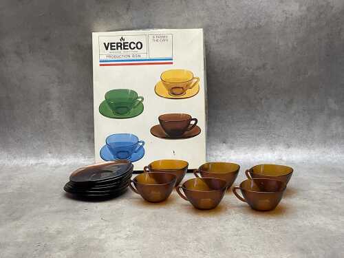 Vereco set of six glass duos in original packaging