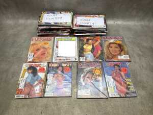 Collectable adult magazines (adult content),