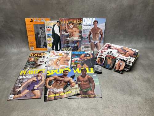 25+ adult erotic magazines (adult content)