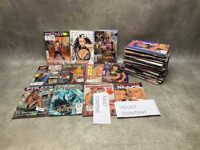 Collectible adult magazines (adult content), including Dream Girls