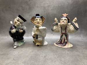 Five Shorter and Son D'Oyley Carte Opera Company 'Mikado' ceramic character jugs - 3