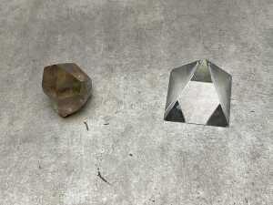 Collection of crystals including clusters, towers and pyramids - 3