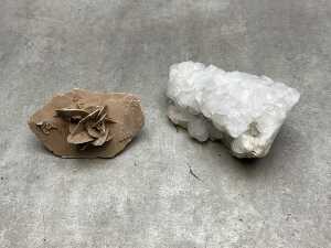 Collection of crystals including clusters, towers and pyramids - 4