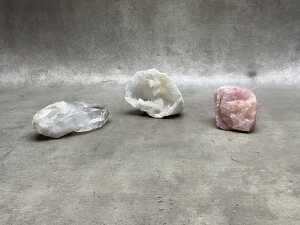 Collection of crystals including clusters, towers and pyramids - 2