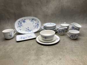 Assorted porcelain crockery including Villeroy & Boch 'Julie' and 'Vieux Luxembourg' - 3