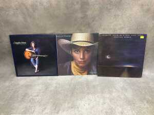 Eight Emmylou Harris country vinyl records, including 'The Ballad of Sally Rose' - 2