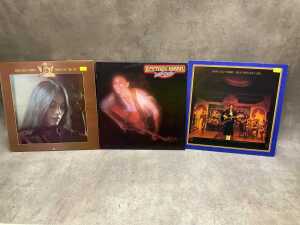 Eight Emmylou Harris country vinyl records, including 'The Ballad of Sally Rose' - 3