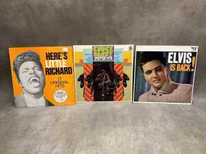 Ten mostly Rock 'n' Roll vinyl records, including Little Richard and Chuck Berry - 3