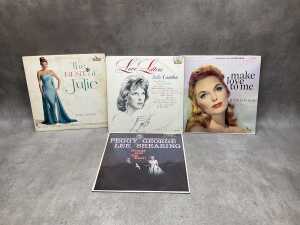 Ten female vocalist vinyl records, including Julie London - 3