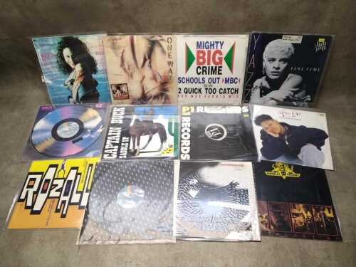 Twelve 12" vinyl singles, including Bengal Tigers