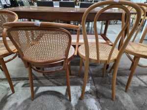 Three rattan chairs - 3
