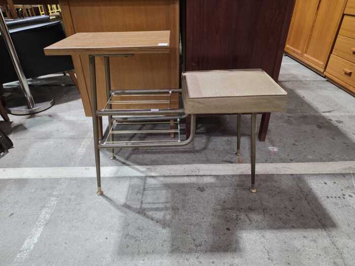 Mid-century telephone table