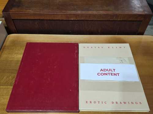 Gustav Klimt Erotic Drawings hardcover book