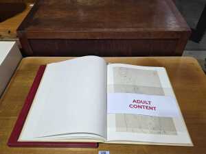 Gustav Klimt Erotic Drawings hardcover book - 2