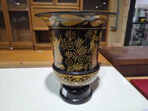 Maitland-Smith Ancient Greek style hand-painted ceramic urn - 3