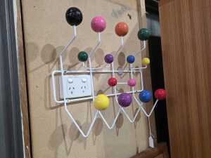 Herman Miller style multicolor coat rack - 2