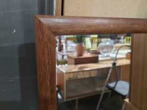 Timber-framed wall mirror - 2