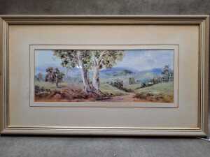 Roma Carter, Near Corryong and Near Mansfield (2). Two oil paintings on board - 3