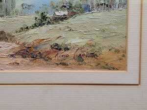 Roma Carter, Near Corryong and Near Mansfield (2). Two oil paintings on board - 4