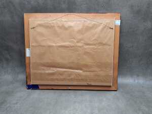 Artist unknown, Australian landscape. Oil painting on board - 3