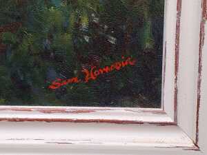 Sam Horrobin (unknown artist), A Climb to see Positano c.2008, oil painting on board - 3