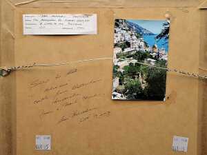 Sam Horrobin (unknown artist), A Climb to see Positano c.2008, oil painting on board - 4