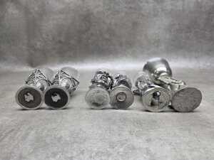 Six pewter fantasy goblets including Graeme Anthony - 6