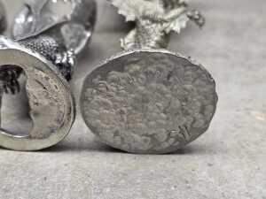 Six pewter fantasy goblets including Graeme Anthony - 7