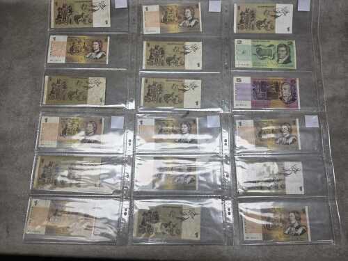18 Australian decimal paper banknotes