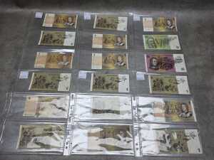 18 Australian decimal paper banknotes - 2