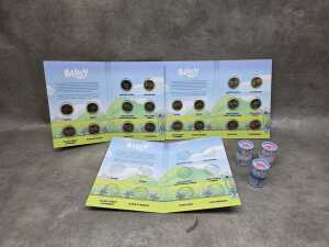 Three 2024 Bluey uncirculated ten coin sets