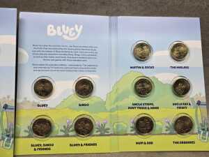 Three 2024 Bluey uncirculated ten coin sets - 4
